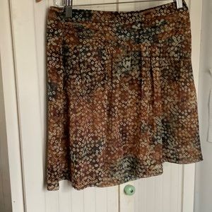 Peruvian Connection “Batik” Short Skirt, Easy Care Size 6